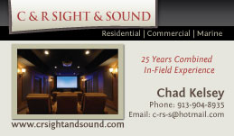 New Business Cards for C&R Sight and Sound!