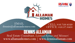 New Business Card Design for Allaman Homes