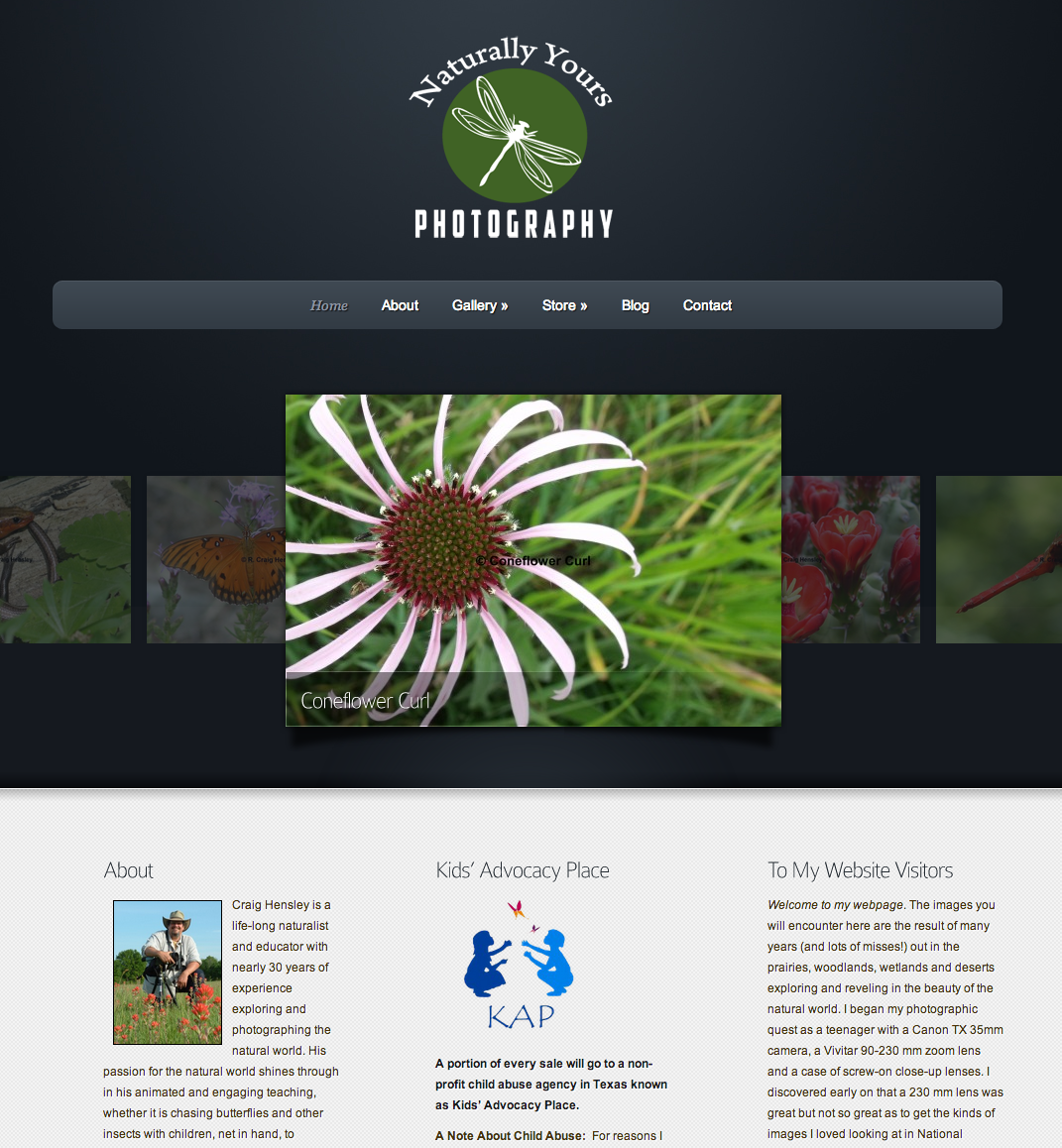 New Website for Naturally Yours Photography!