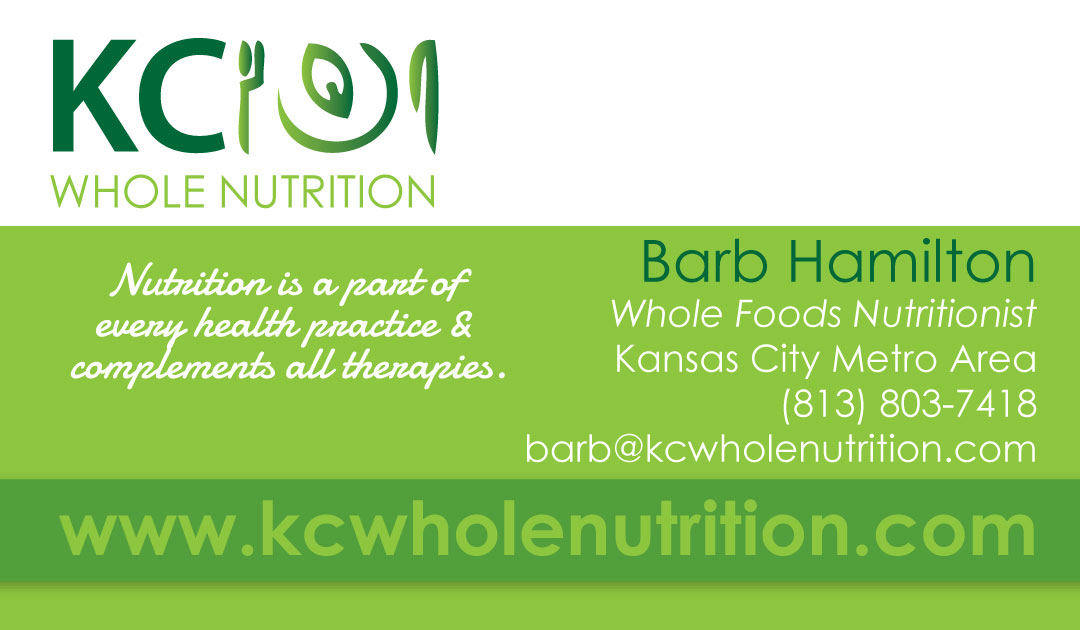 New Business Cards for KC Whole Nutrition!
