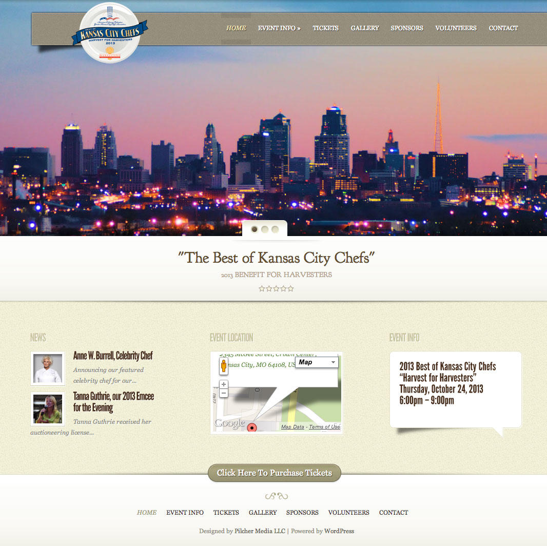 New Website for Best of Kansas City Chefs!