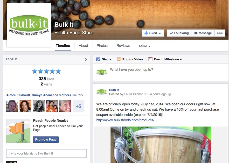 New Social Media Pages for Bulk It