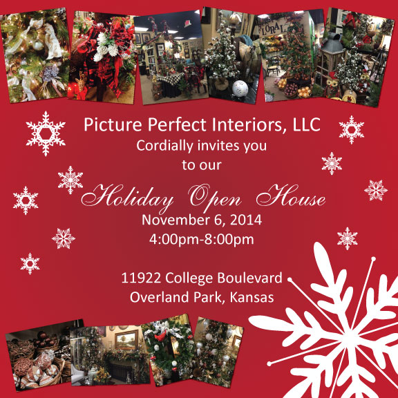 Holiday Promotional Design for Picture Perfect Interiors