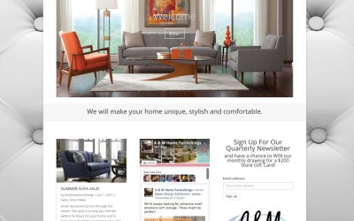 New Website for A & M Home Furnishings in Overland Park!