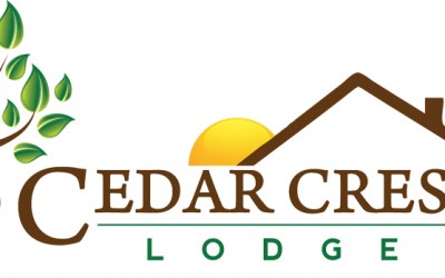 New Logo for Cedar Crest Lodge in Pleasanton, KS