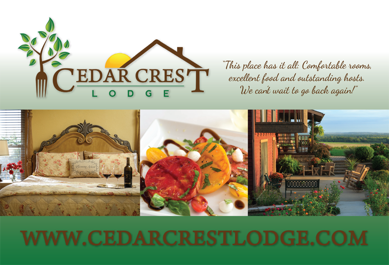New Postcards for Cedar Crest Lodge in Pleasanton, KS