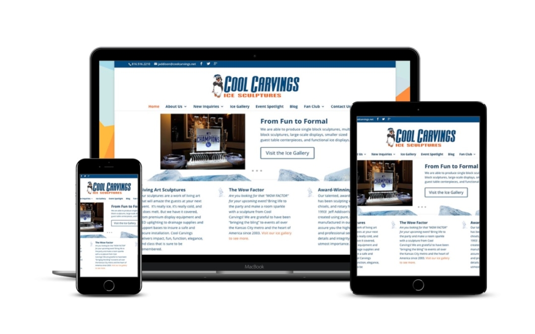 New Website for Cool Carvings in Grandview, MO