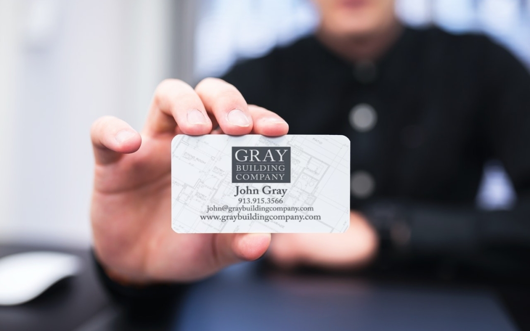 New Business Cards for Gray Building Company